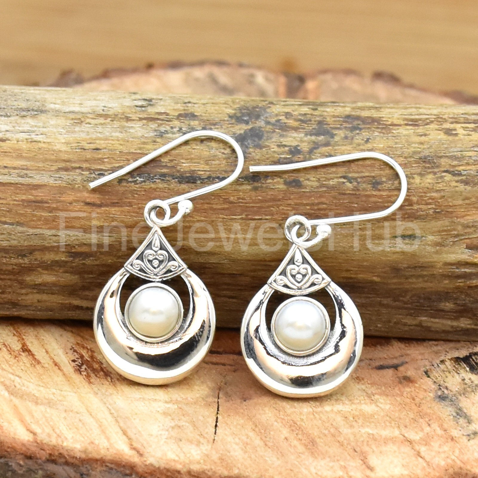 Pearl Silver Earring 925 Sterling Silver Earrings, Women’s Earring, Gift for Her