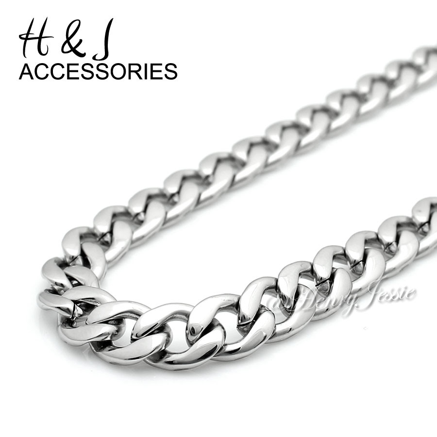 18-40″MEN Stainless Steel 6mm Silver Cuban Curb Link Chain LION FACE Pendant*P48