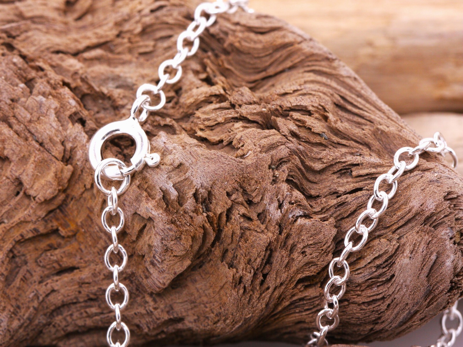 16″ – 16 Inch – 40cm Sterling Silver Oval Belcher 2.3mm Necklace Pendant Chain
