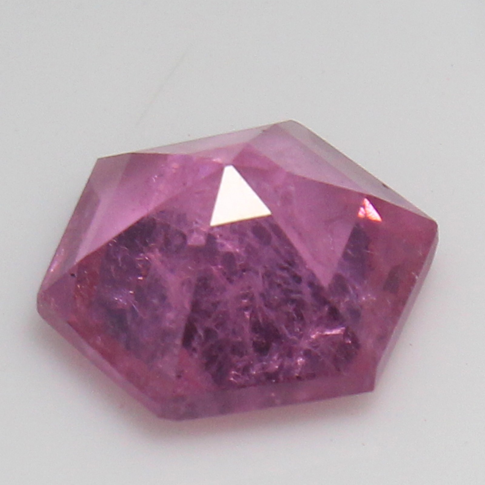 Natural Certified Madagascar Pink Sapphire 11.00 MM Hexagon Stunning Gemstone