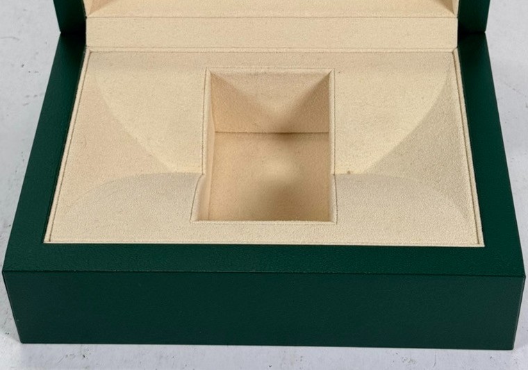 VINTAGE GENUINE ROLEX watch box case 39139.01 green wave no inner 251212001eA