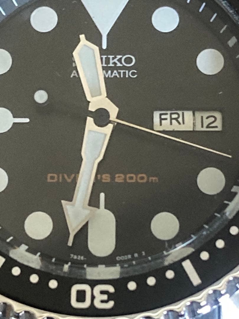 SEIKO Black Boy Diver 200m 7S26-0020 Automatic Watch Safe packing!