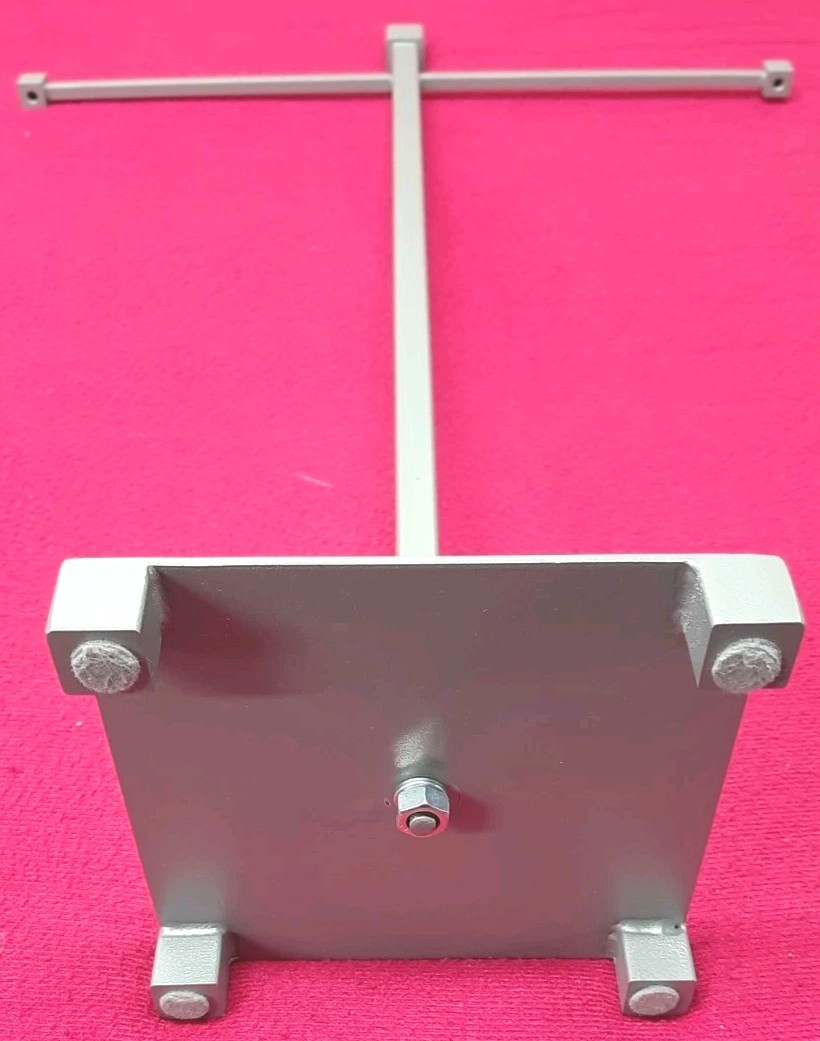 Table Top Enameled Steel Jewlery Hanger Display Stand 20 Tall Grey Finish