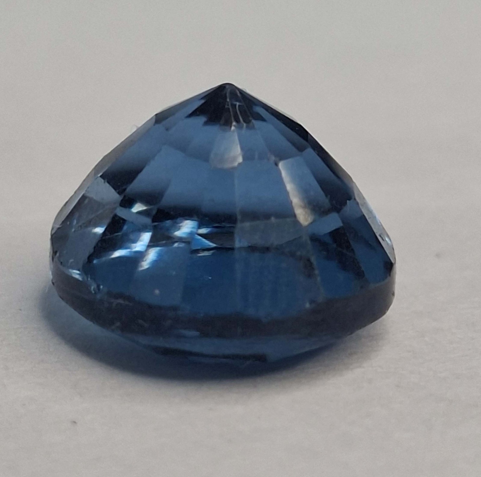 Teal Blue Sapphire Round Cut 8-10 Ct Certified Loose Gemstone TQ1470