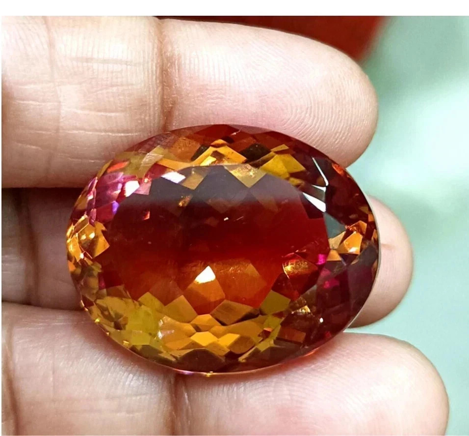 99.20 Ct NATURAL Zultanite 7 Color Nice Oval Shape A+ Loose Certified Gemstone