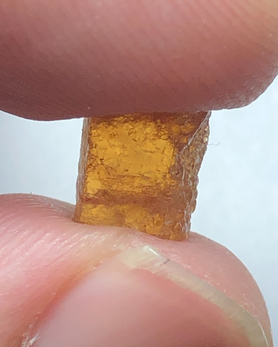 60 carat Natural facet rough quality hessonite garnet from Africa loose gemstone