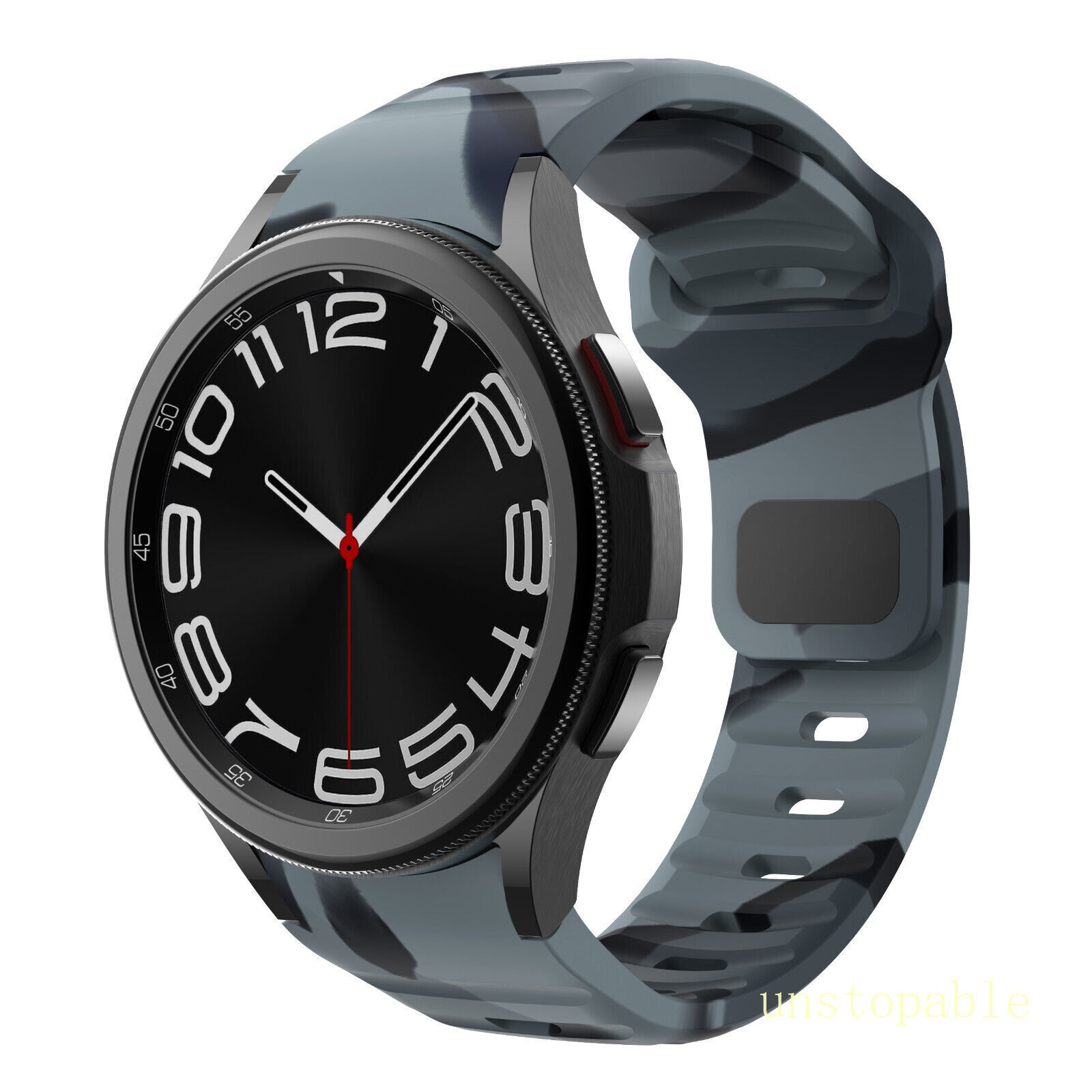 For Samsung Galaxy Watch 4 5 6 7 40/42/44/45/47m Sport Silicone Watch Band Strap
