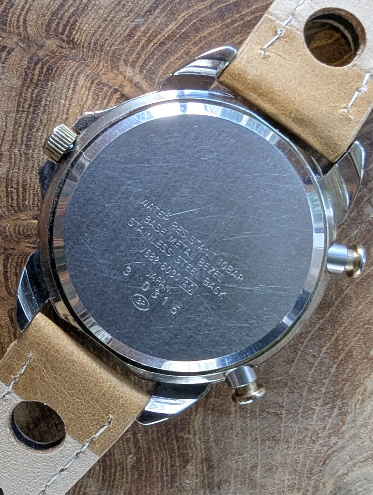 1993 Alba Hot Gear V682-6030 1/100 Chronograph Alarm Dancing Hands Watch JDM