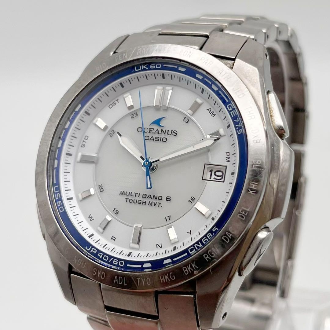 Casio Oceanus OCW-T100TD-7AJF Solar Atomic Multiband 6 Titanium White Watch JDM