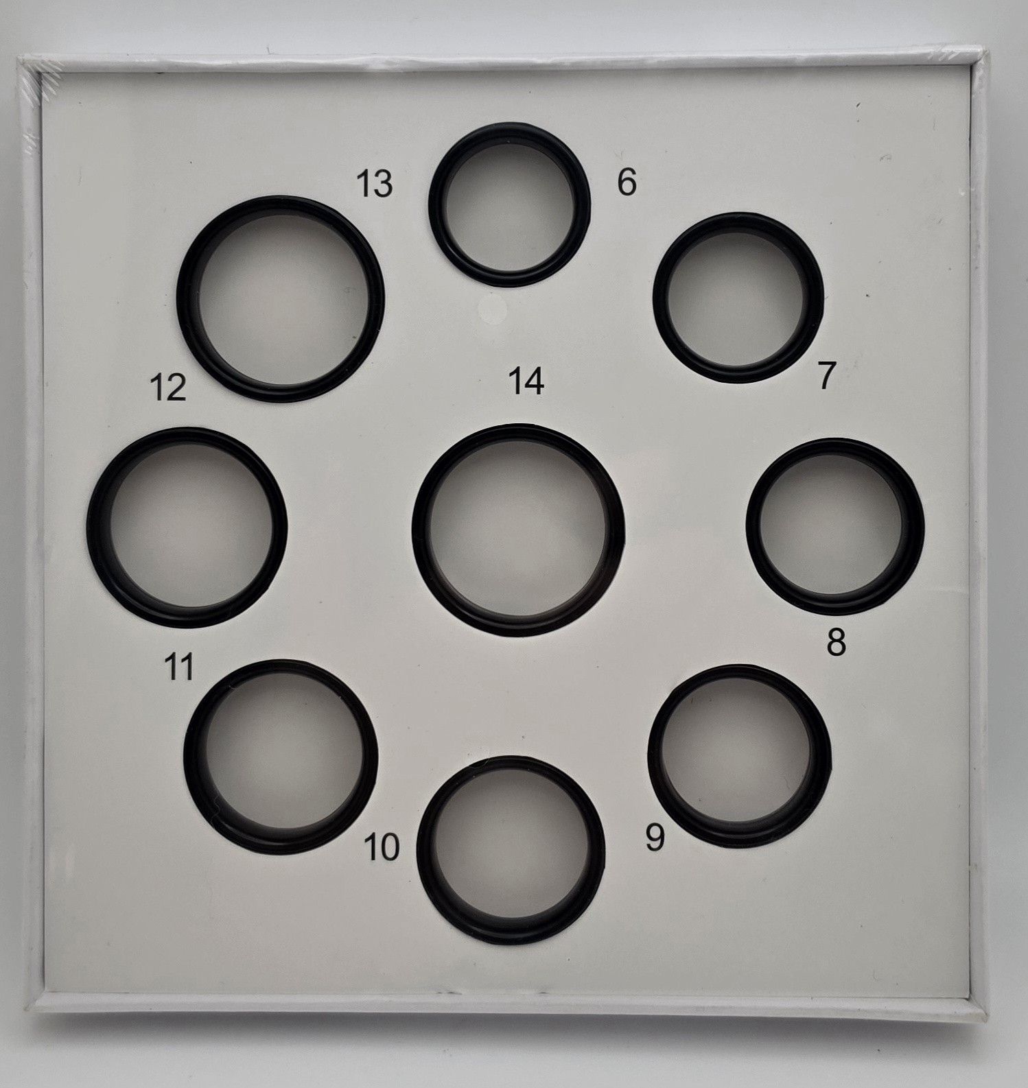 Smart Ring Sizing Kit – 8 Sizes (6-14) for Men & Women – Accurate. Sealed!