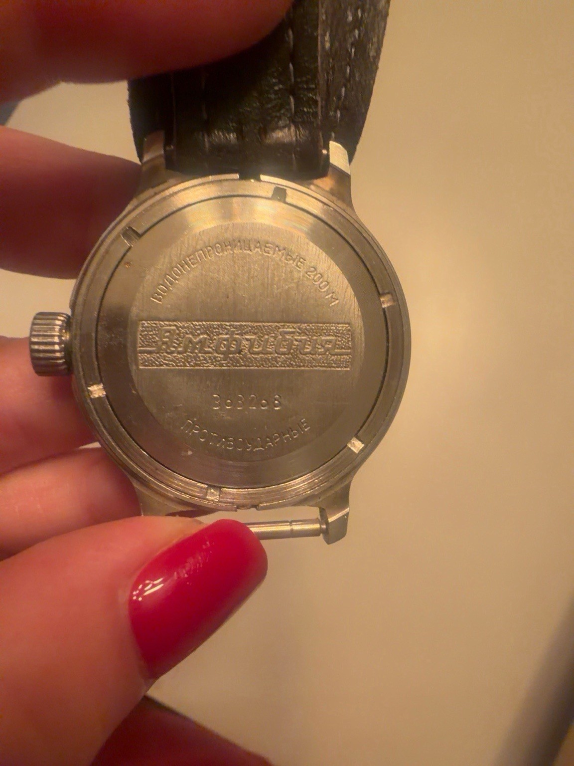 Vintage USSR Vostok Komandirskie Soviet Military Submarine Watch-Screw Down-runs