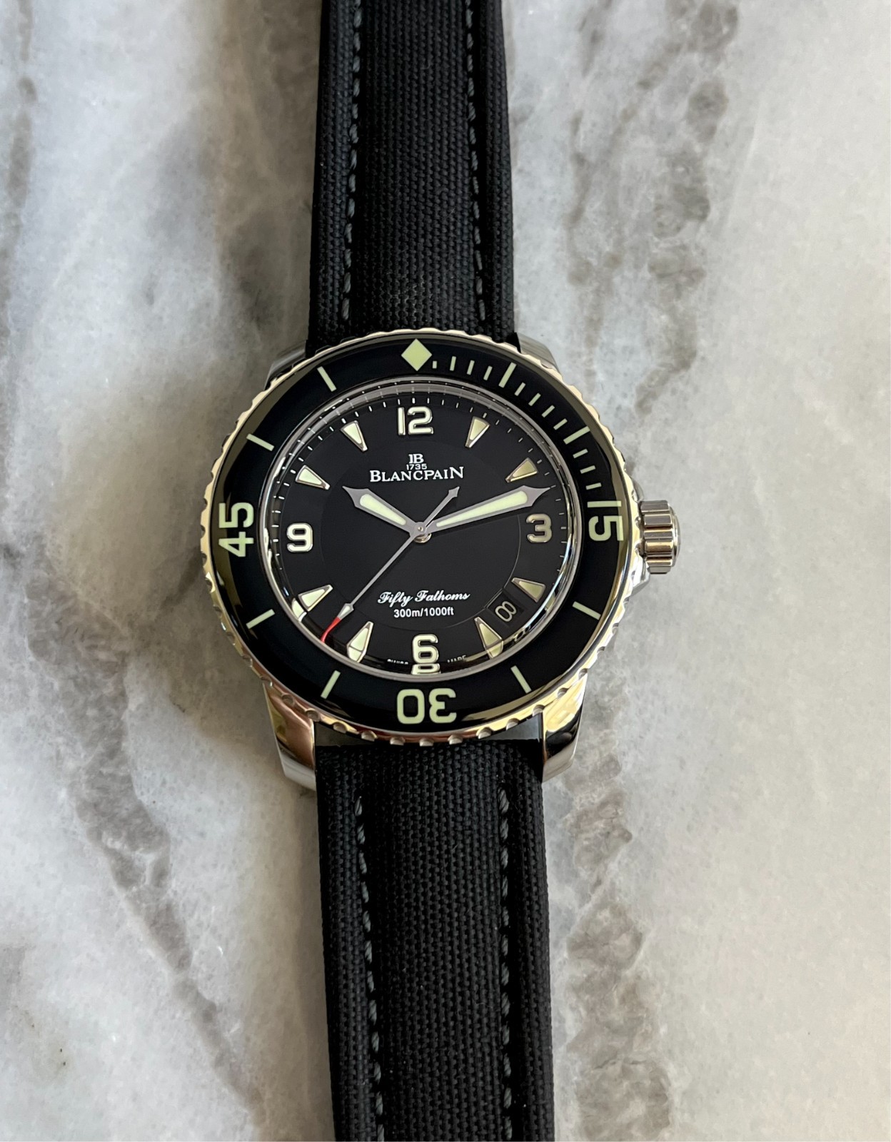 Blancpain Fifty Fathoms Automatic 5015 – Deployant Clasp – Box & Papers 2023