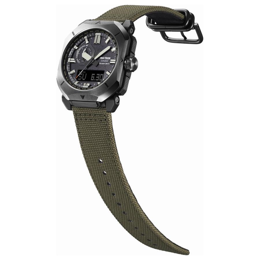 CASIO PRO TREK PRW-6900YB-3JF Men Watch CORDURA Band Radio Solar Analog Digital