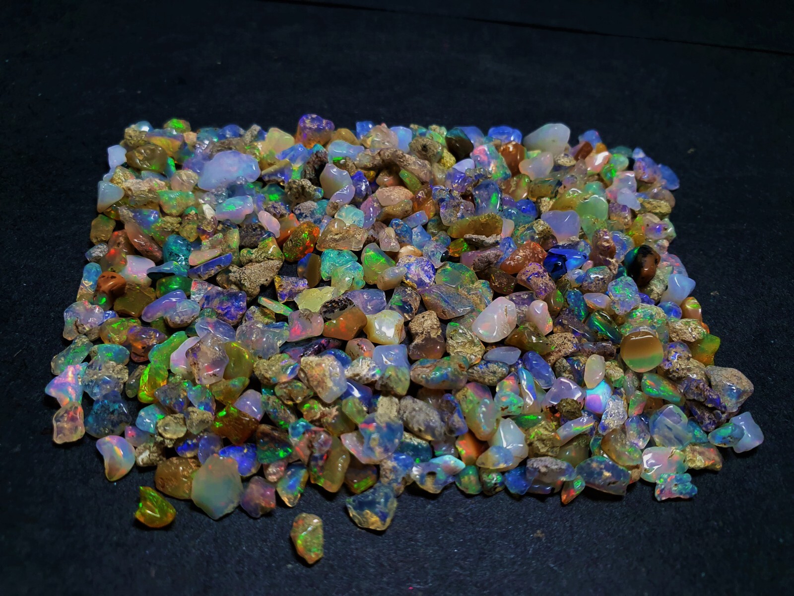 Natural Good Quality Ethiopian Multi Fire Opal Polish Rough Gemstone Lot 100 CT