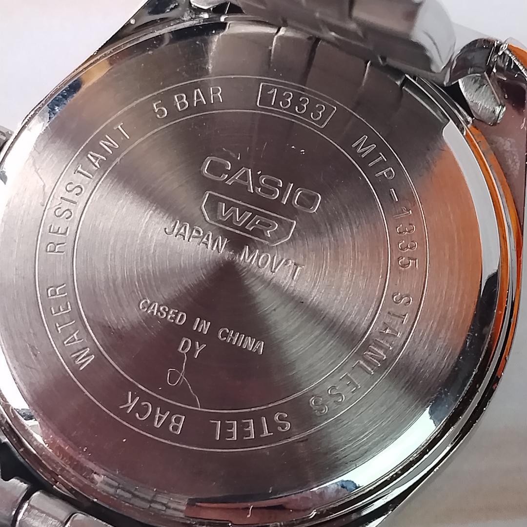 [New Battery] Casio Men’s Watch Day-Date Quartz Working MTP-1335