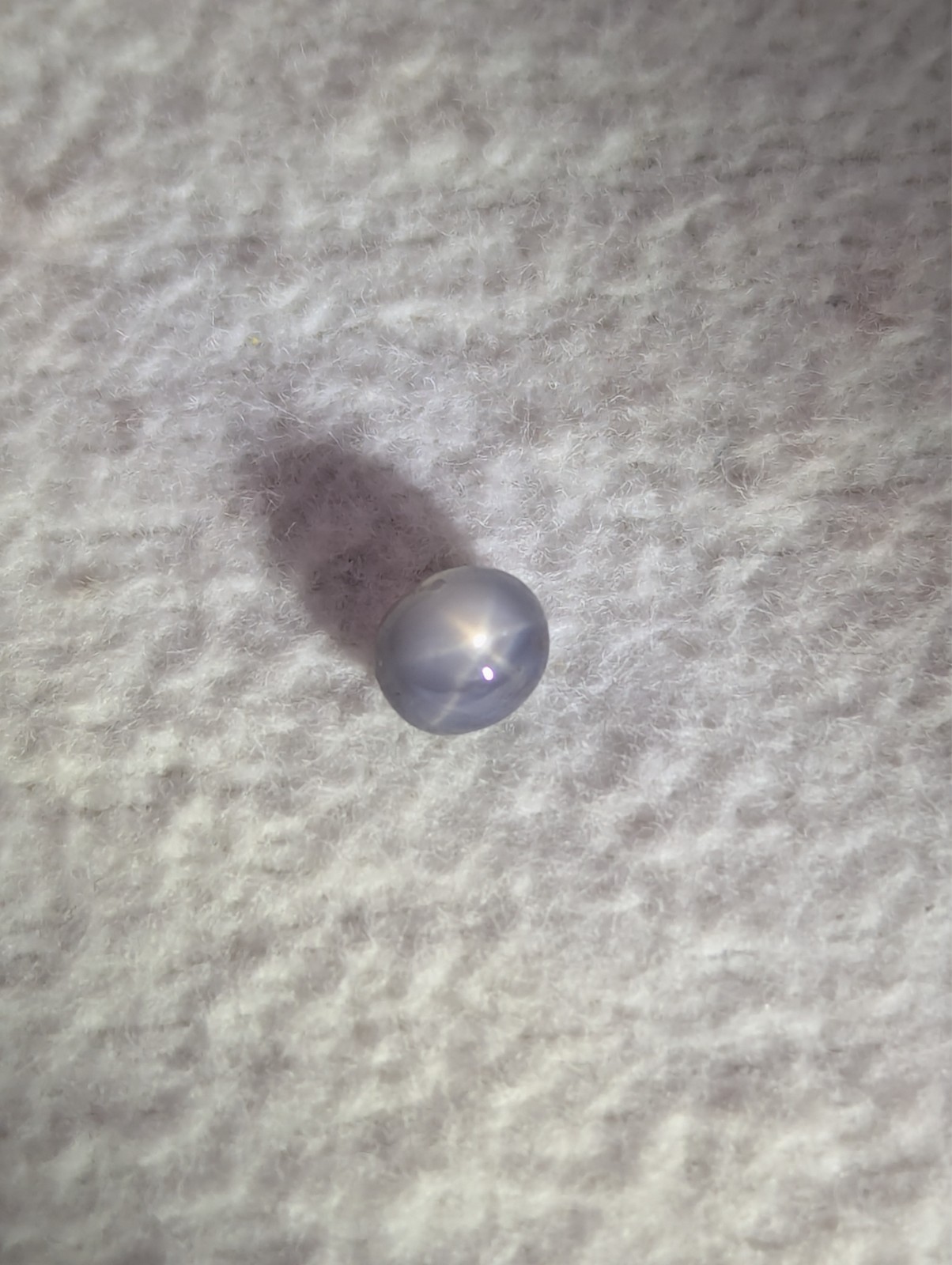 Star Sapphire 0.26g (1.3ct) 5.4mm x 4.8mm x 4.5mm Polished Oval Gemstone