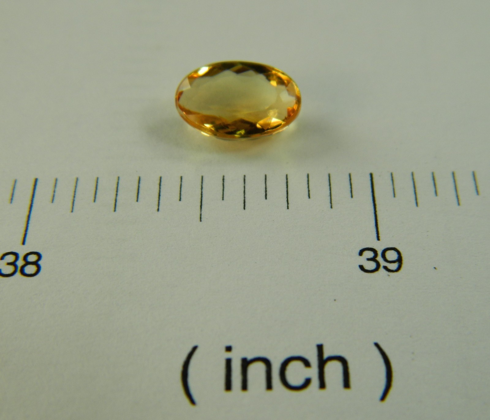 Imperial Topaz 2.26 Ct Clarity IF Oval Cut Natural Golden Brazil I078