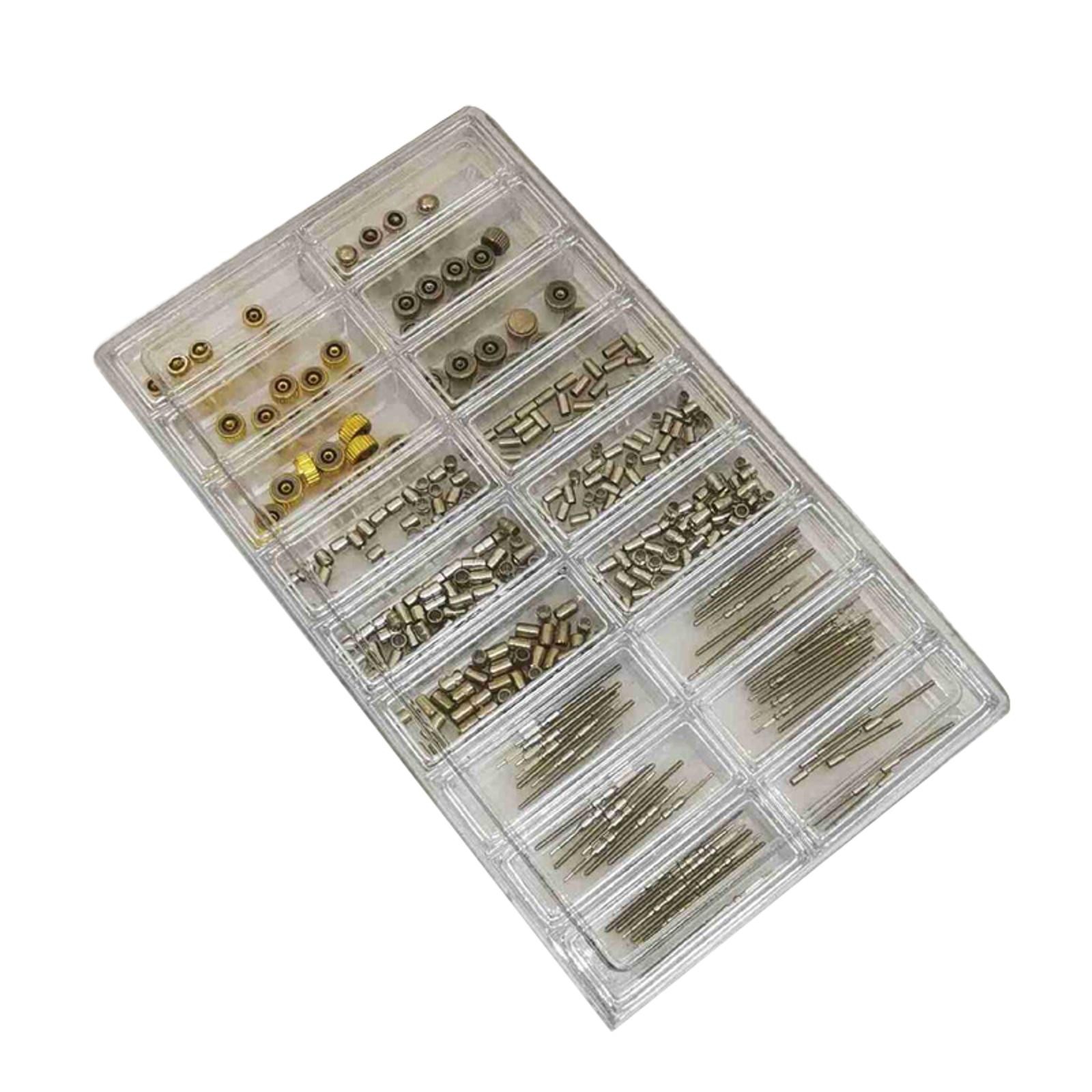 1 Box Mixed Watch Stem /Crown /Tube Set For 2035 2836 8200 7009 8205 Repair C