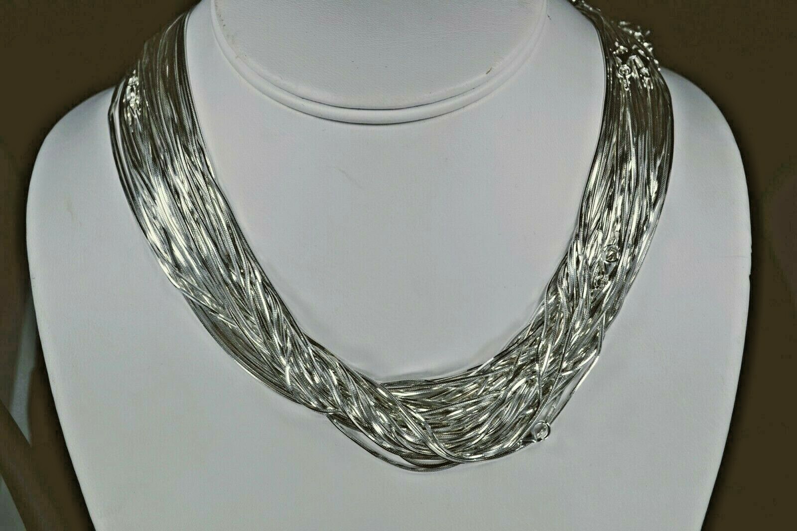 Sterling Silver- .925 – 8 Sided Snake Chain in 14″,16″,18″,20″,22″,24″,30