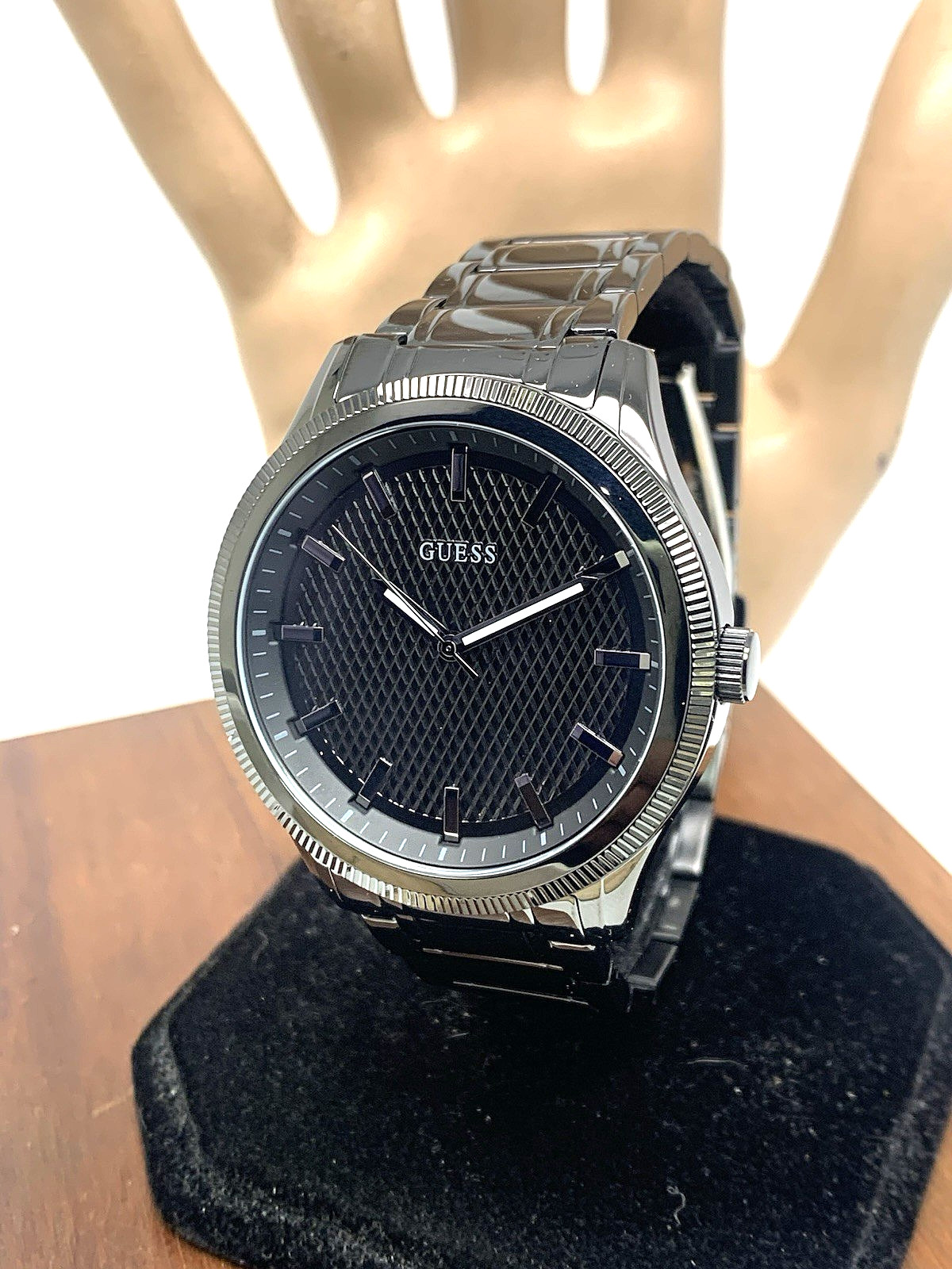 Guess Men’s Watch GW0626G3 Quartz Black Dial Stainless Steel 44mm