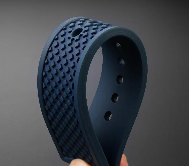 23mm 24mm Silicone Rubber Watch Band Strap Fits For C.artier Calibre WSCA0006