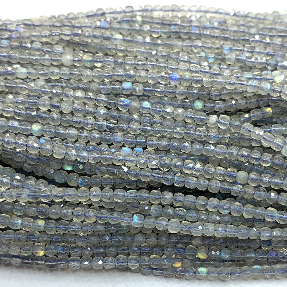 Tanzanite Tourmaline Pietersite Labradorite Spinel Edge Cube Faceted beads