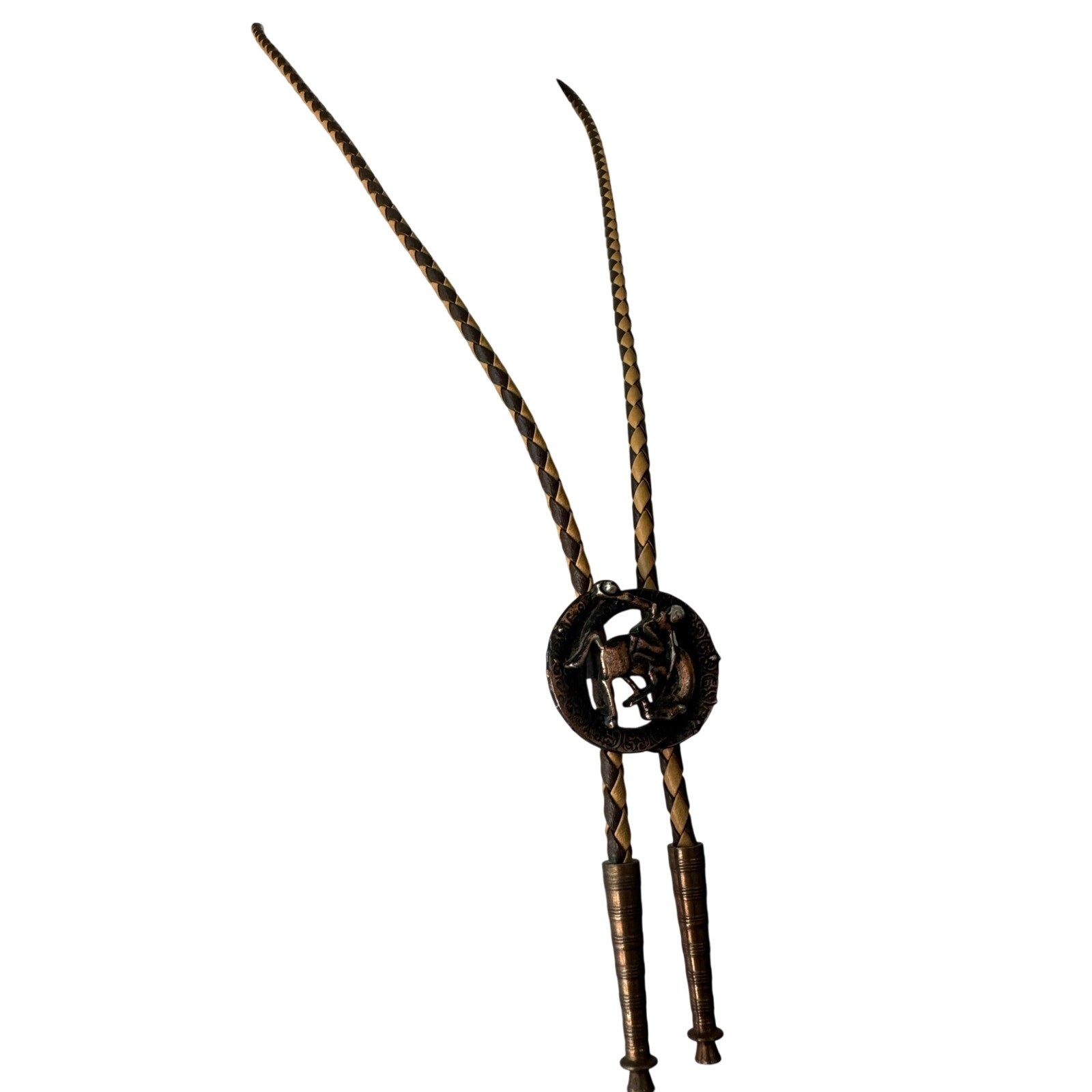 Vintage ‘80s Polo Motif Adjustable Bolo Tie