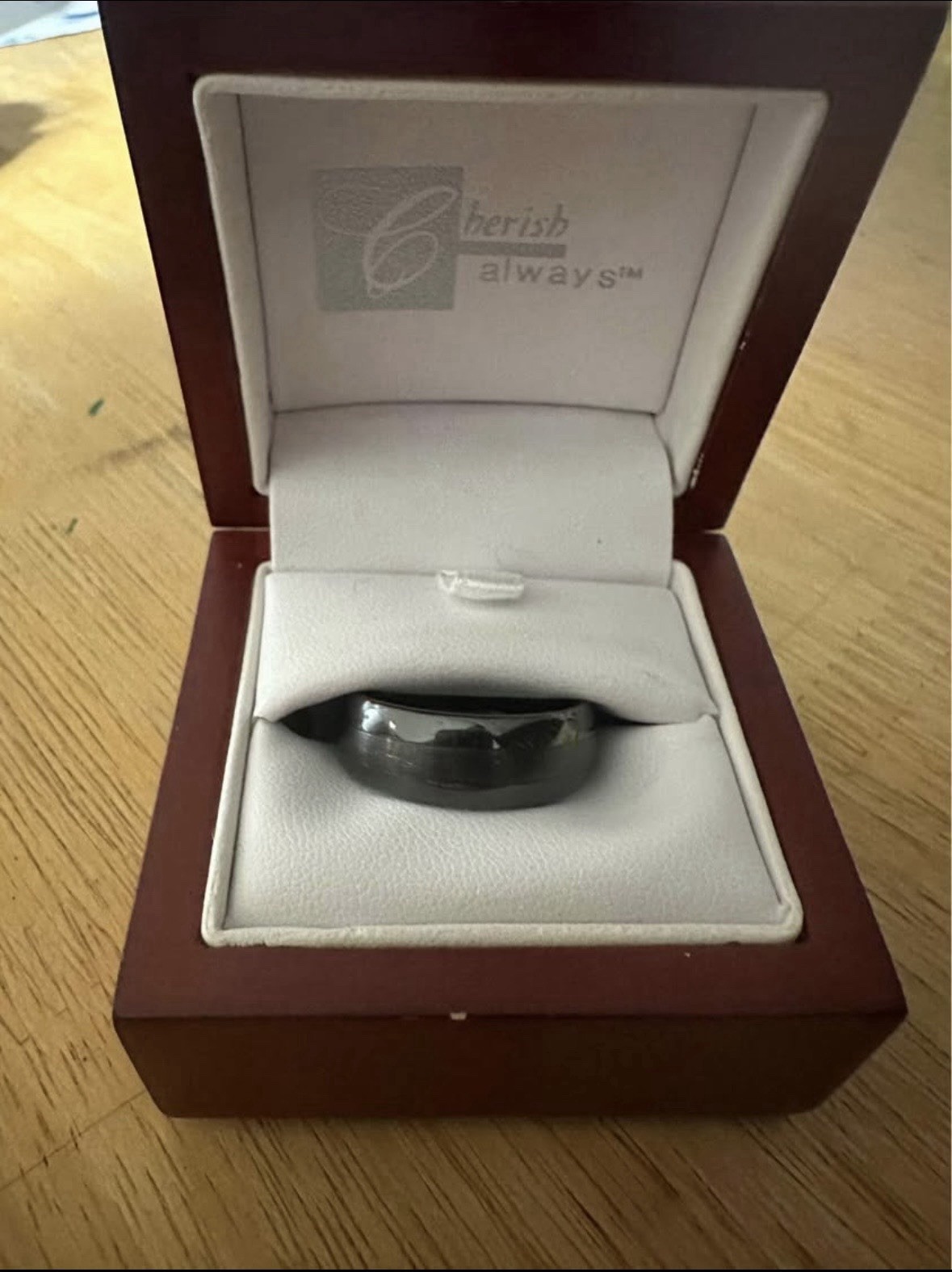 Cherish Always Black Ceramic Band Ring Size 10 No Stone MPN 11-KL2916CE-G
