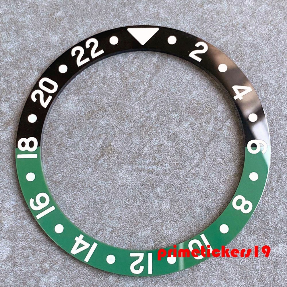 36.5mm*29.2mm Aluminum/Ceramic/Sapphire Material Bezel Insert Ring Watch Parts