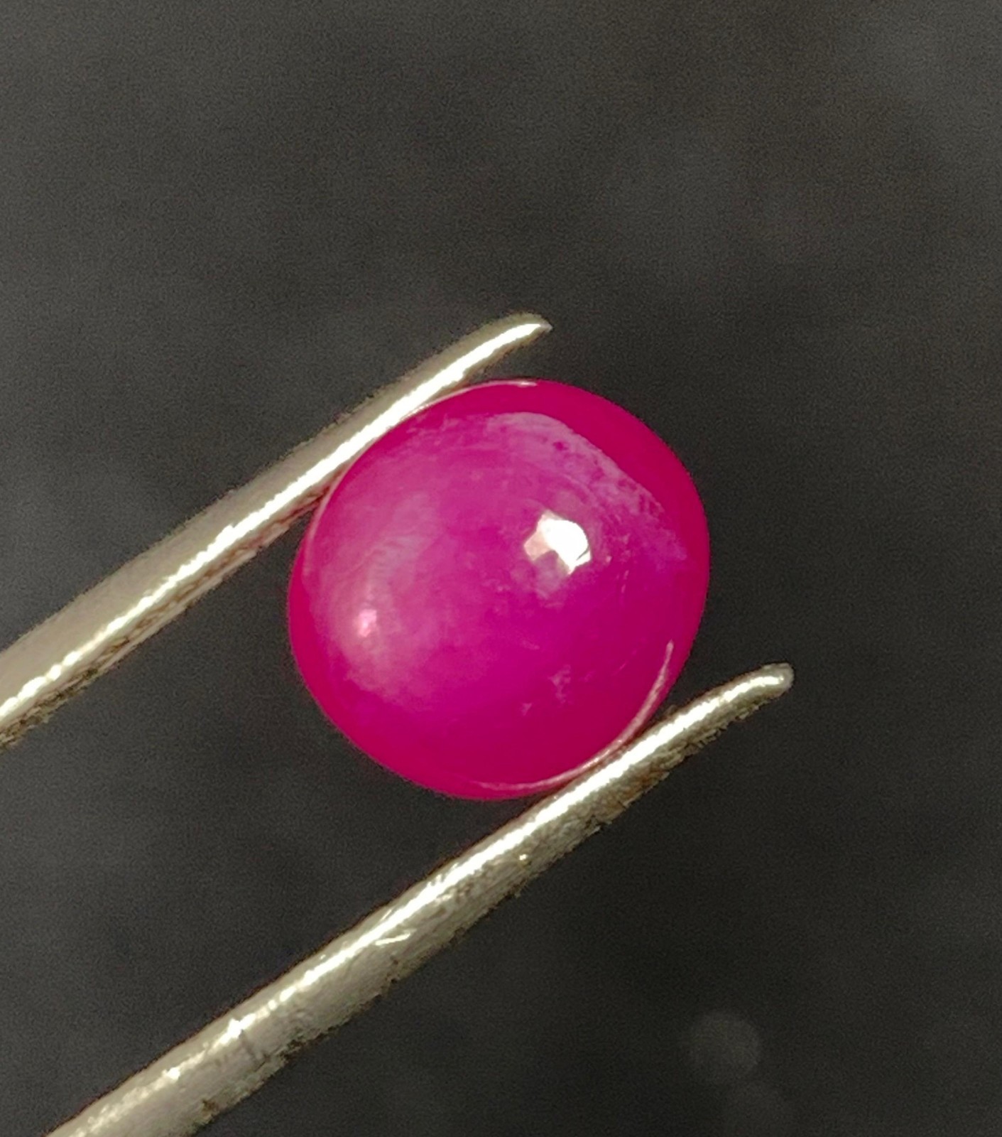 3.90 CT Natural Untreated Ruby Cabochon, Loose Ruby Gemstone 8*7*5MM
