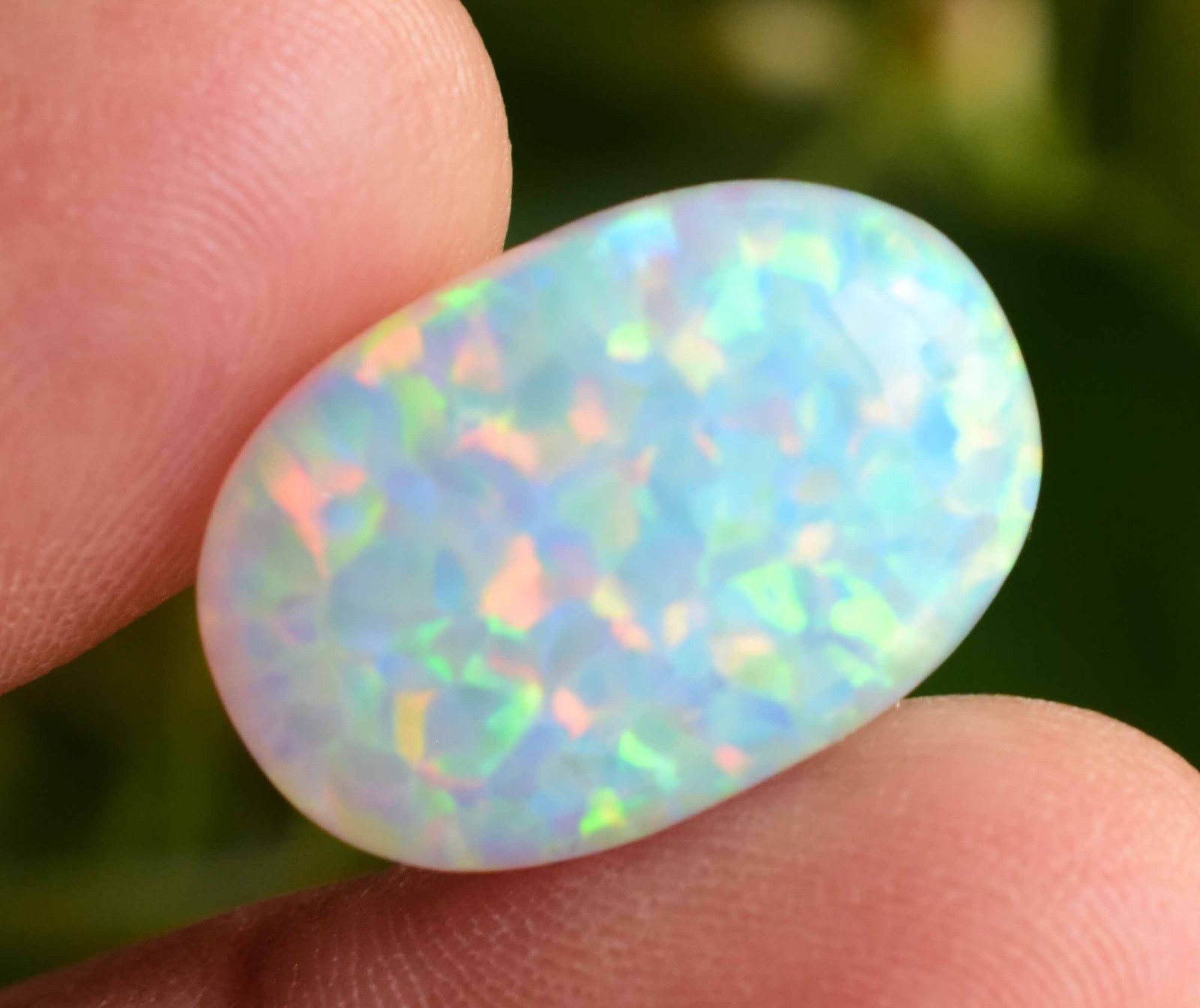 Natural Ethiopian Fire Opal 13.40 CT Certified Play Of Color Untreated Gemstone