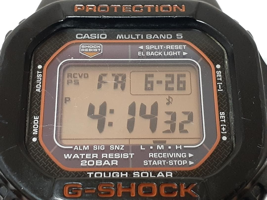 CASIO G-SHOCK GW-M5600R Rescue Orange Tough Solar Radio-Controlled Watch Custom