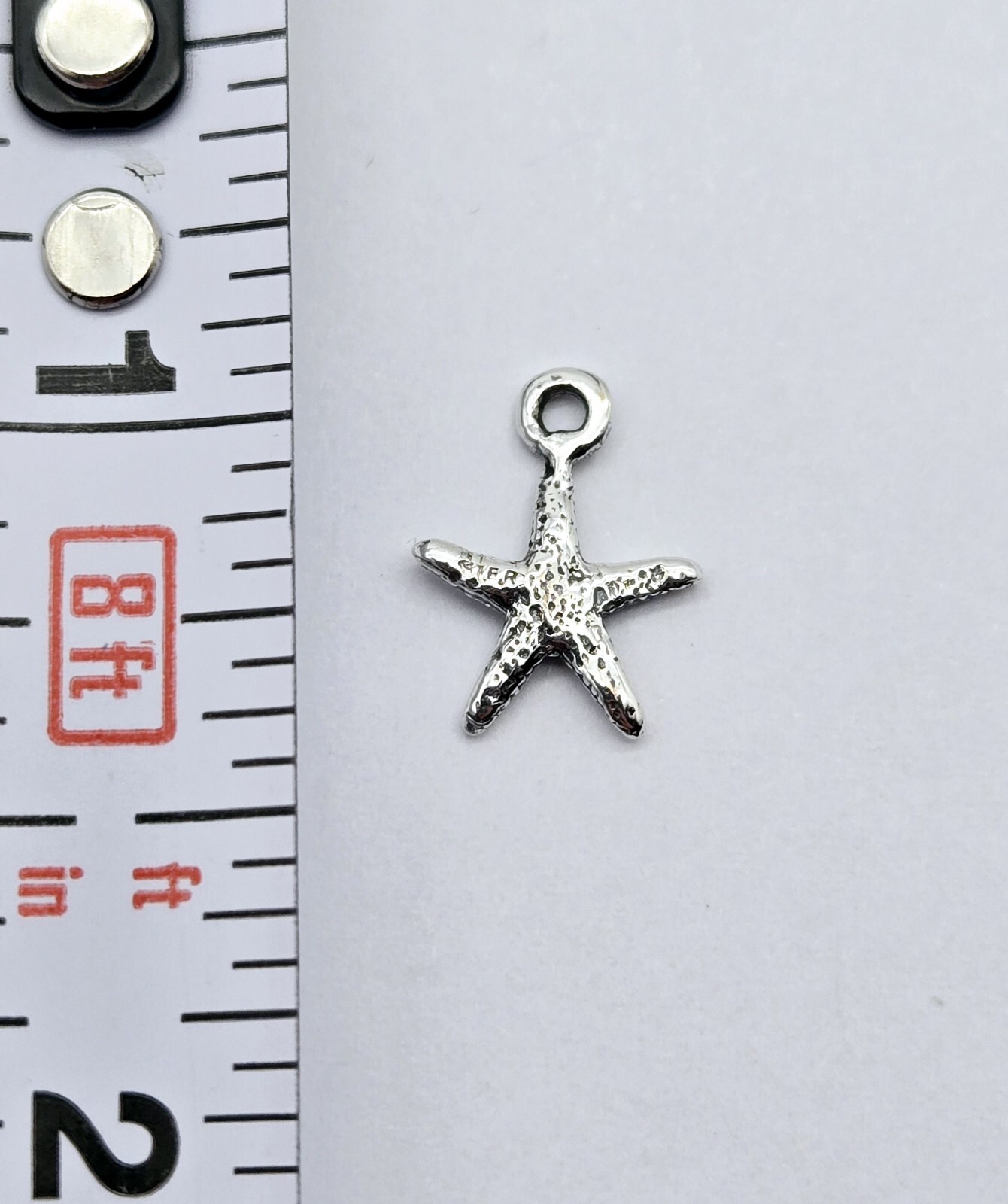 Vintage Sterling Silver Starfish Ocean Sea Life Petite Charm Pendant – 0.5g