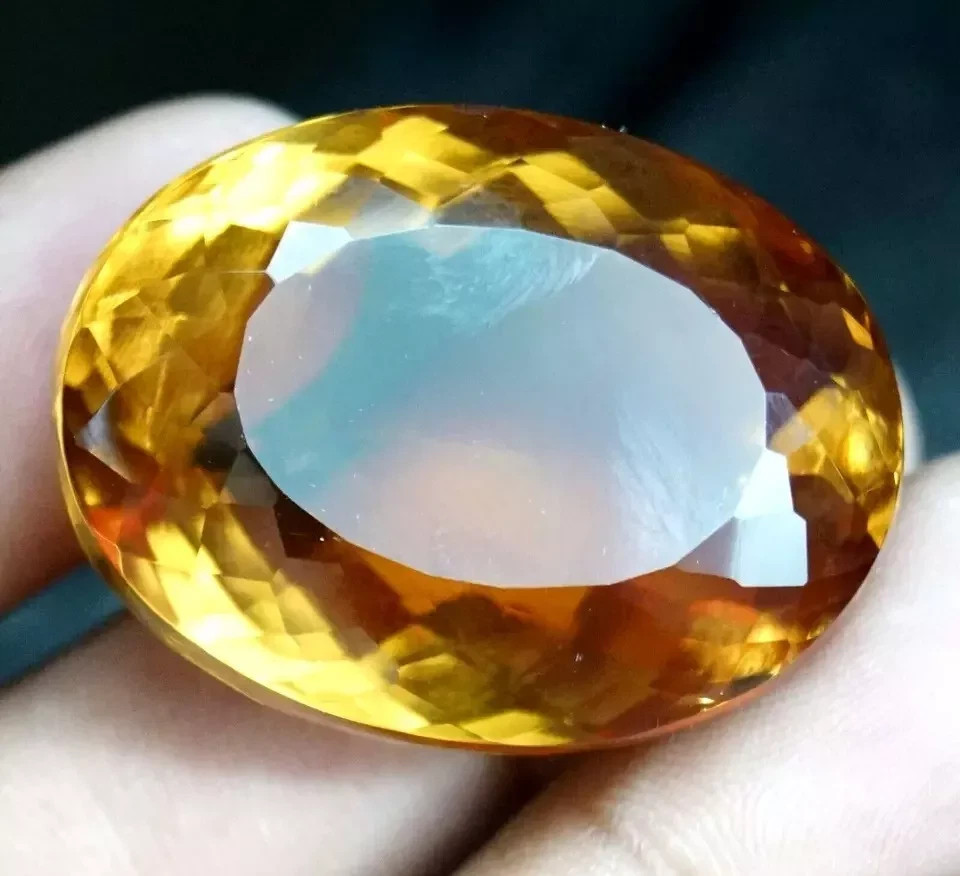 GIE Certified 124 Ct Natural Oval Cut Zultanite Color Changing Turkish Gemstone