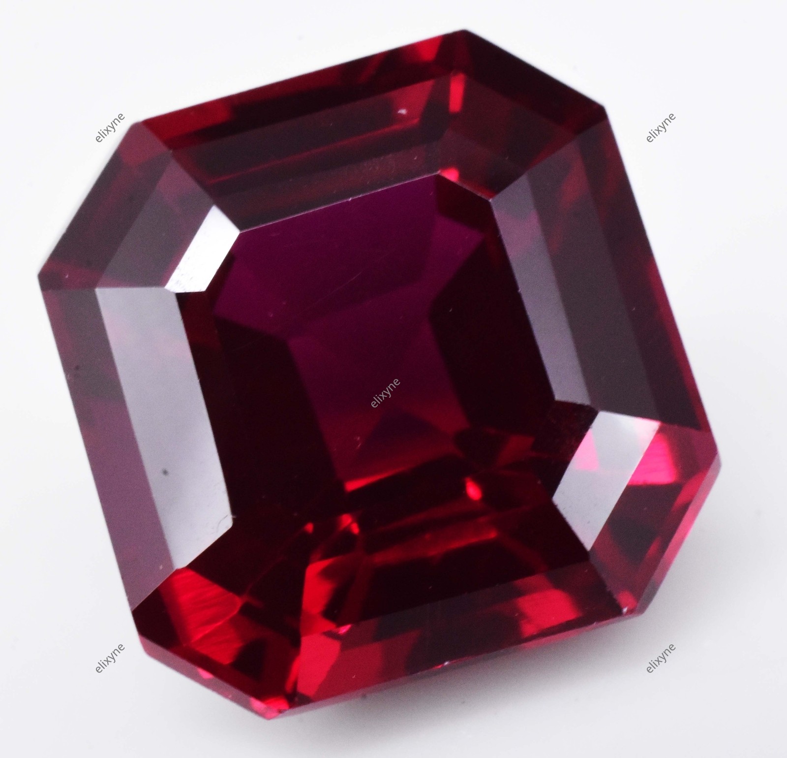 10.95 Ct Natural Mogok Red Painite Emerald Cut Certified Excellent Gemstone