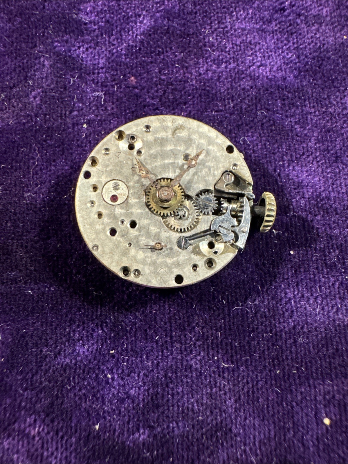Vintage Movado Movement For Parts Or Repair With Hands 21.5mm
