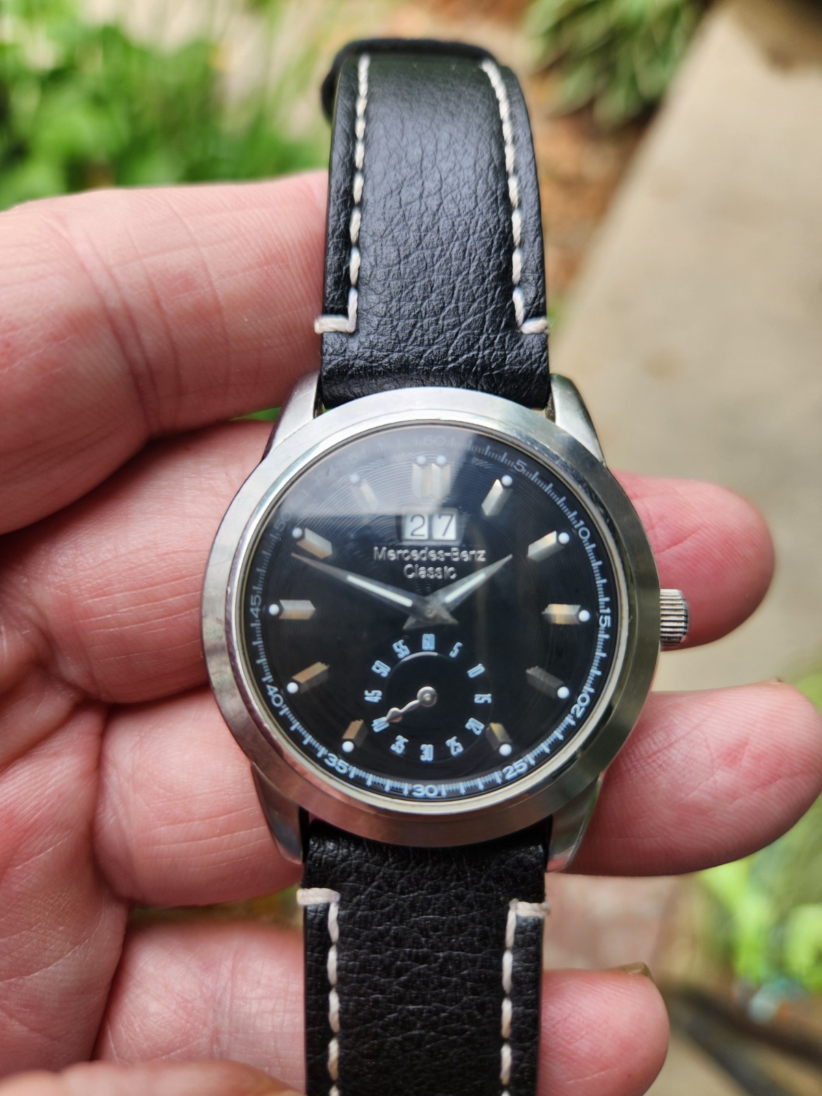 Mercedes-Benz Men’s Analog Quartz Watch. Please Read Description.