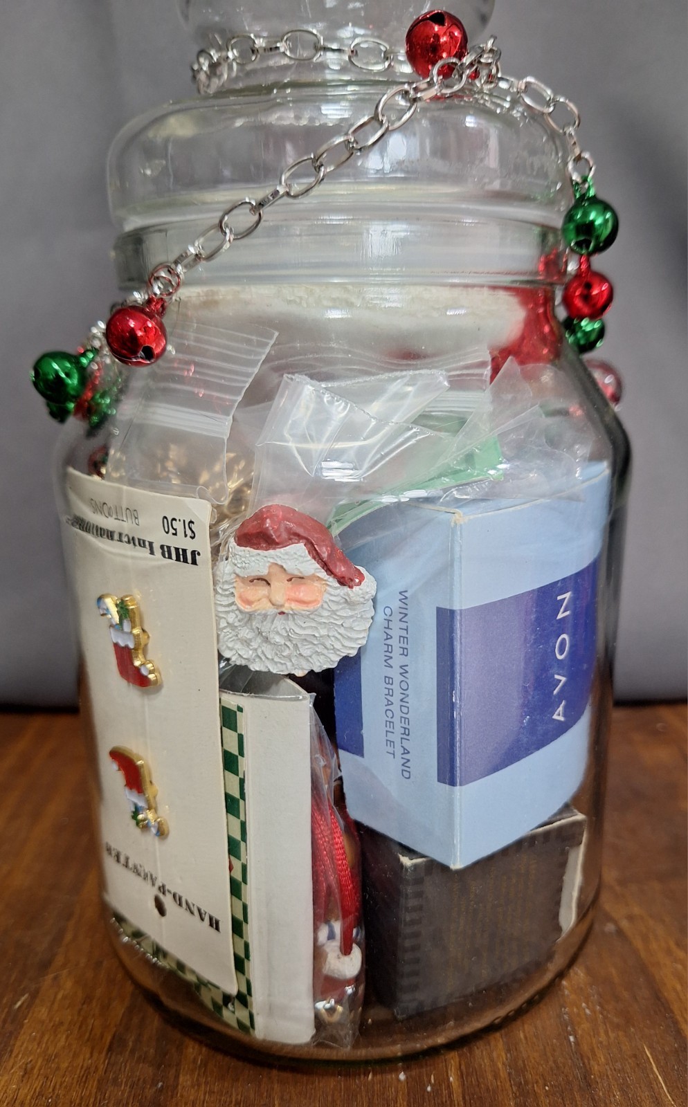 Mystery Jewelry Jar Christmas Themed Vintage To Now Large