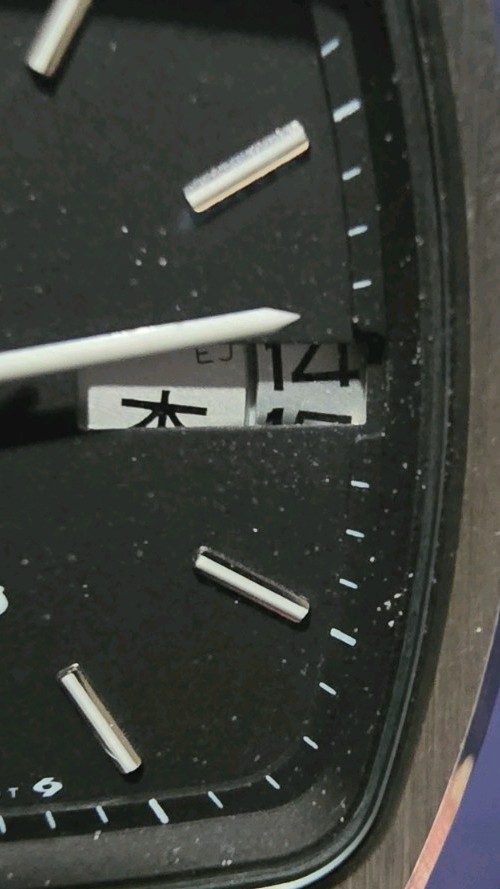 Vintage Seiko Chronos 8123-5260 Quartz Black Dial Day Date Clean – Running Watch