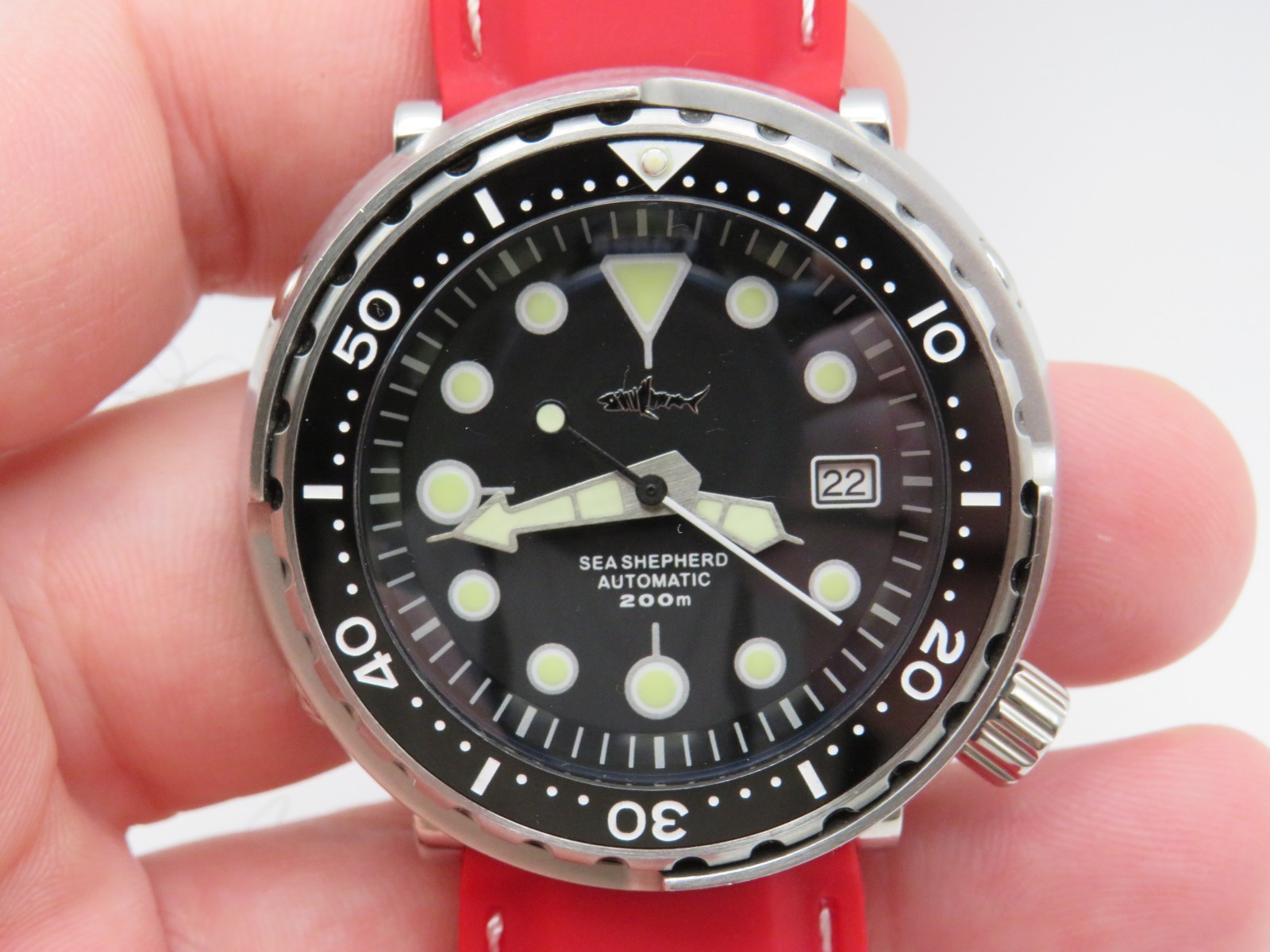 Heimdallr Sharkey Tuna Sea Shepard NH35 Automatic Dive Watch Stainless Steel