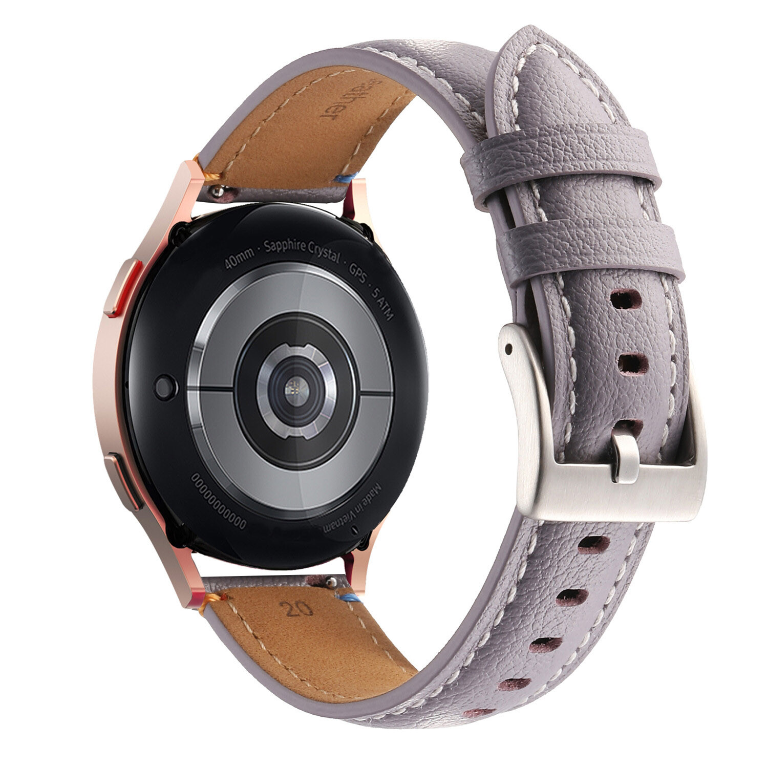Vintage Watch Band 20mm 22mm Stitching Genuine Leather Strap Bracelet Wristband