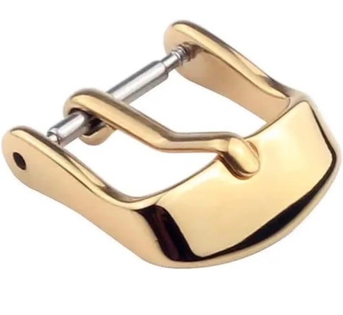 Gold Plated 316L Watch Strap Band Tang Buckle 10mm 12mm 14mm 16mm 18mm 20mm 22mm