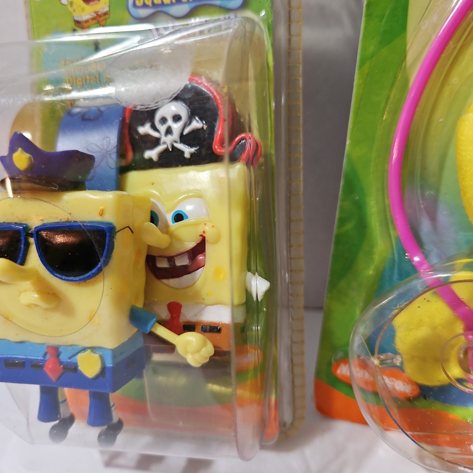 Vintage Spongebob Watch And SpongeBob On Board Suction Cup Plush New