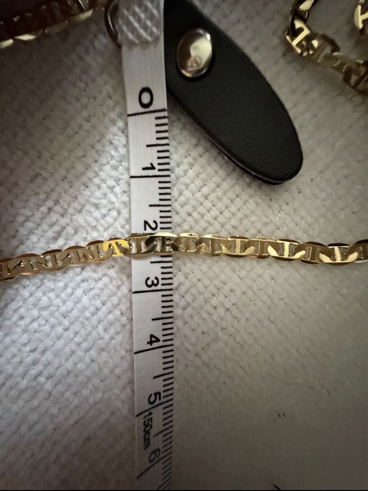 24” 3mm 14k stamped Gold Filled Anchor/Mariner Chain necklace