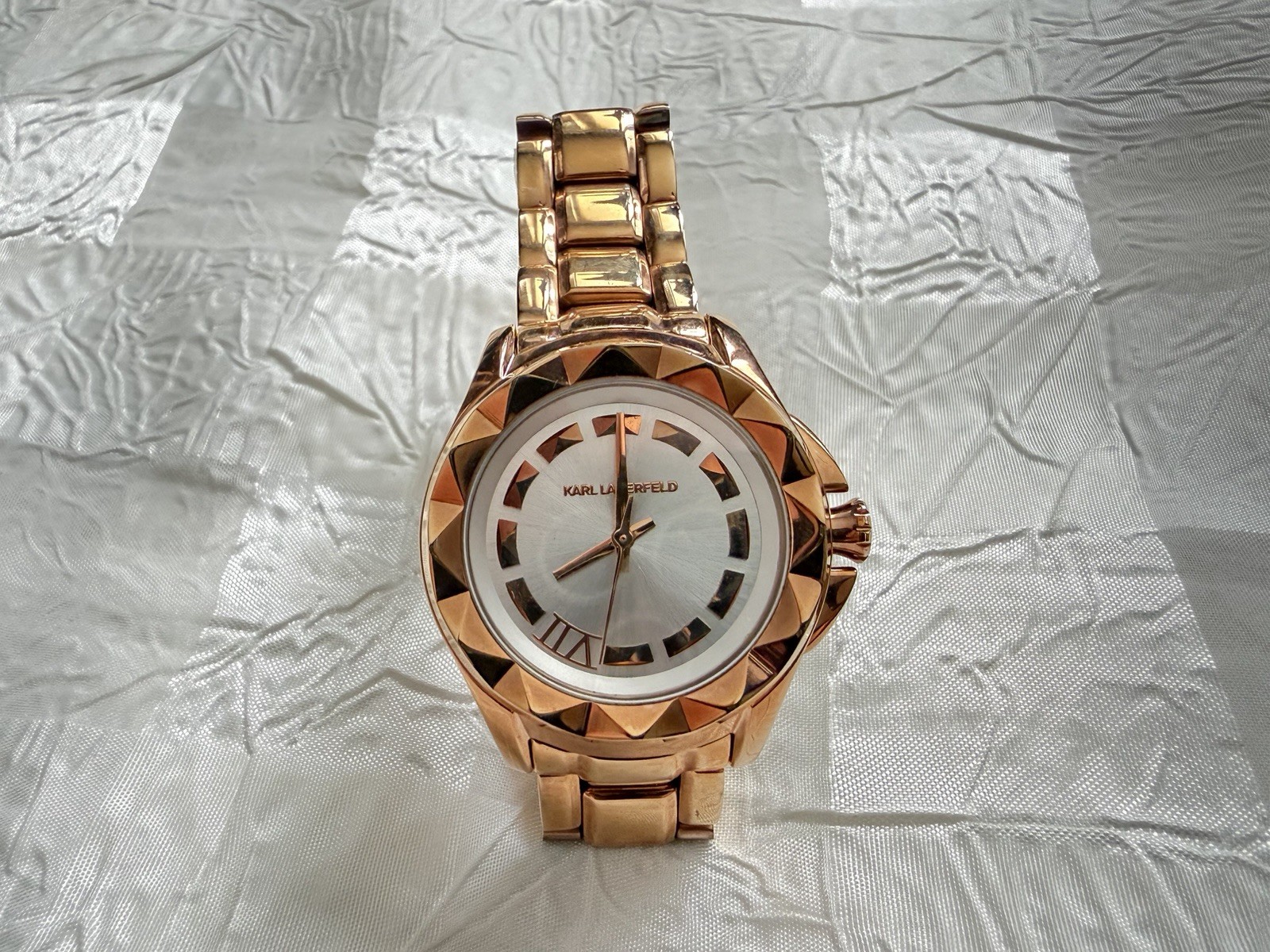 Karl Lagerfeld KL1033 Rose Gold Tone Watch – New Without Box (NWOB)