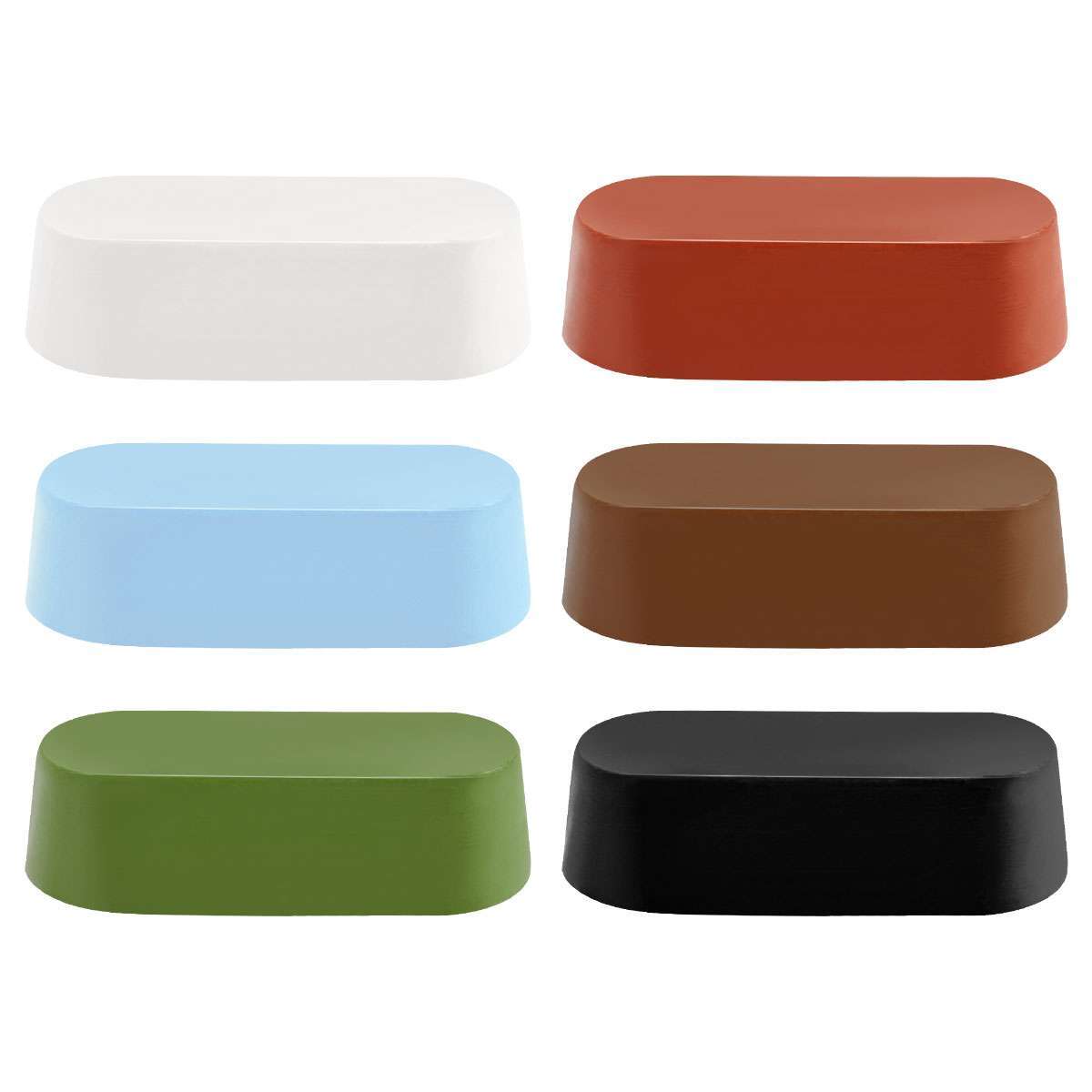 6pcs Metal Polishing Compound Emery Buffing Polish Rouge Paste Aluminum Steel US
