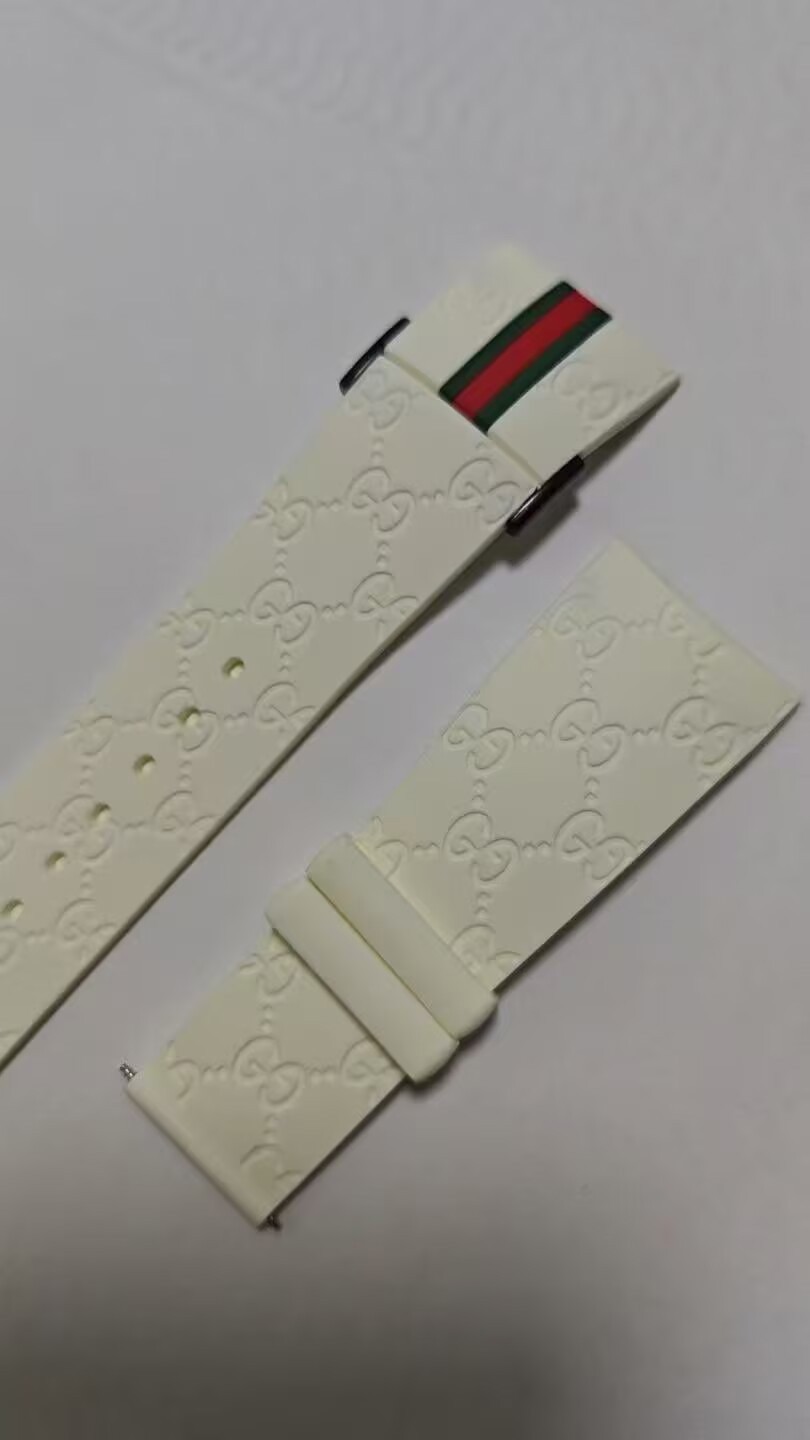 26mm Rubber replacement Watch Strap For I-Gucci Digital Men’s Watch YA114207