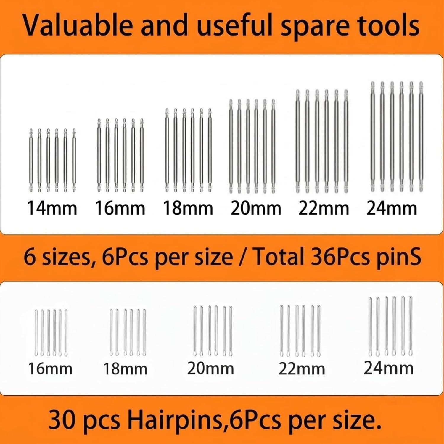 Durable Metal Watch Link Remover & Spring Bar Tool Set for Precise Adjustments