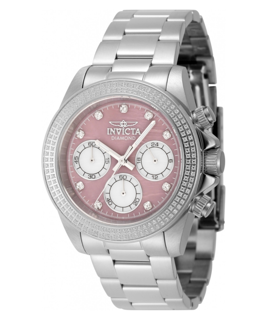 Invicta Elite Diamond 0.71 Carat Diamond Rose Mother of Pearl Watch 48756
