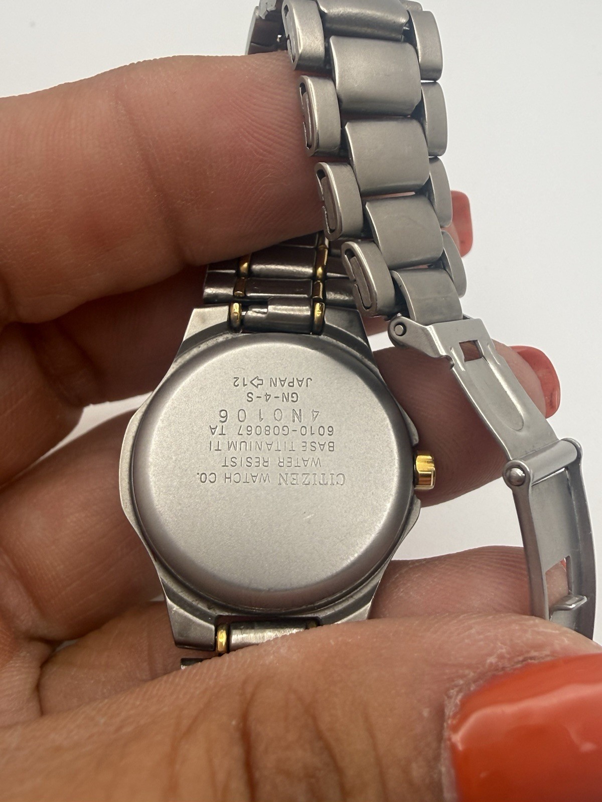 Citizen Titanium Women’s Quartz Gray Dial Date Watch 6010-G08067 Japan Runs